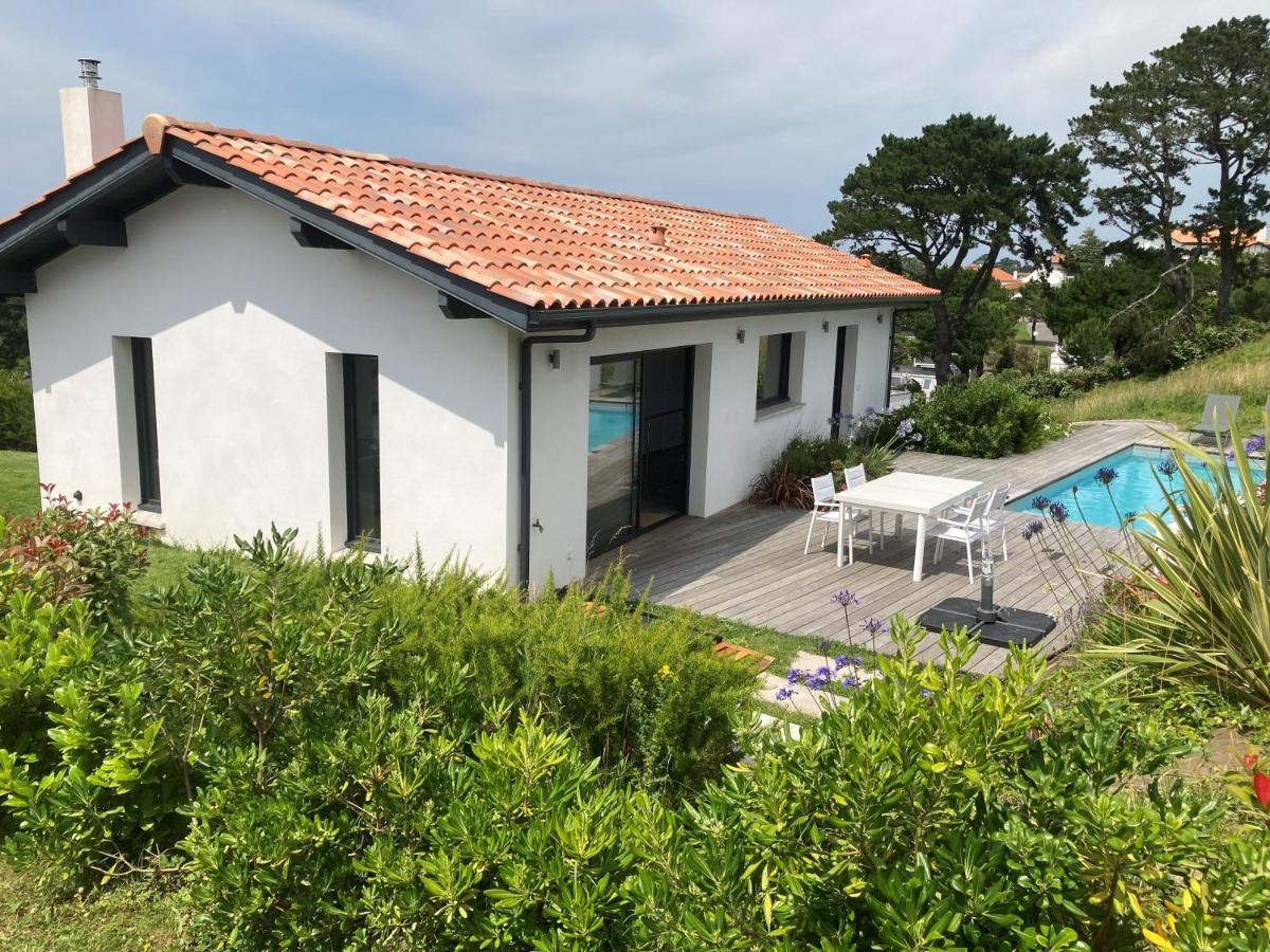 Maison 4 étoiles avec piscine vue sur mer et plage à pied Saint-Jean-de-Luz Exterior foto